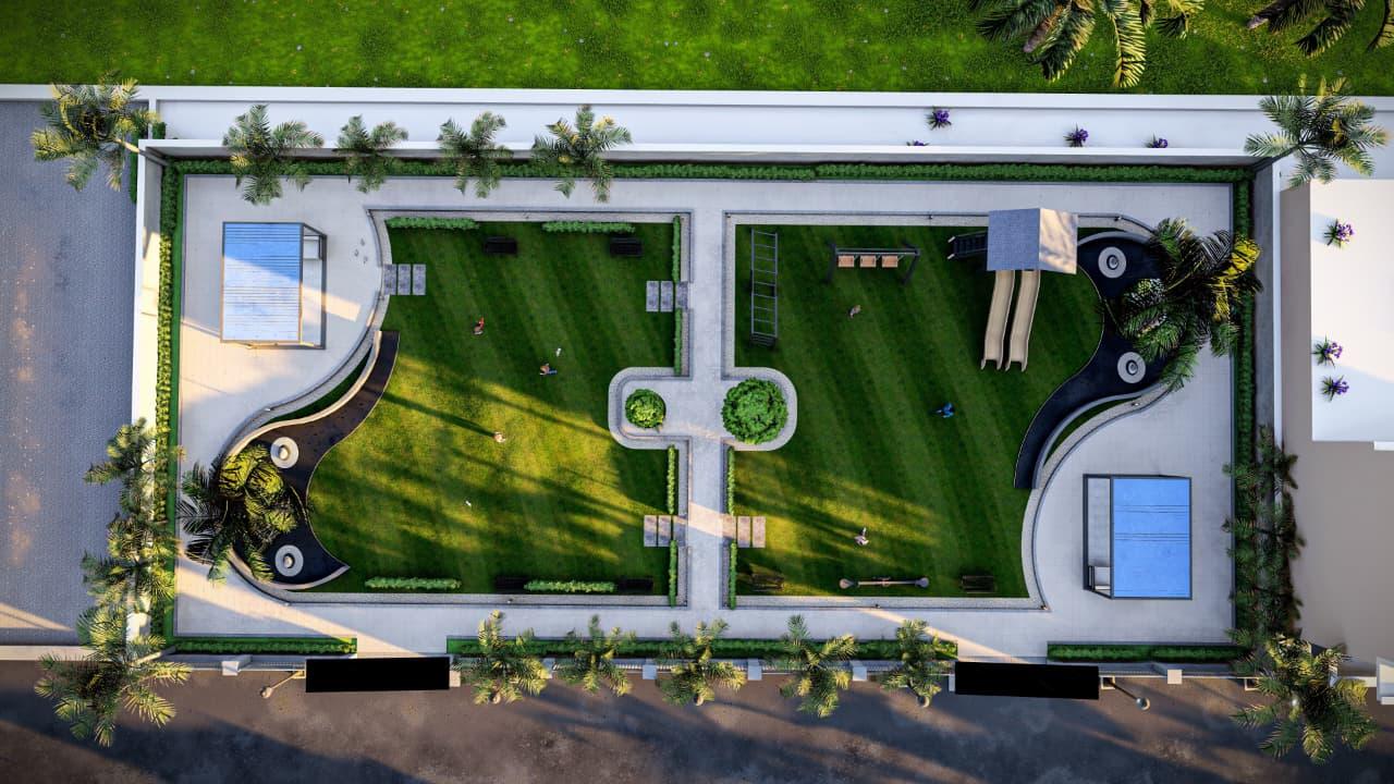 Additional aerial view of DV Dream City amenities