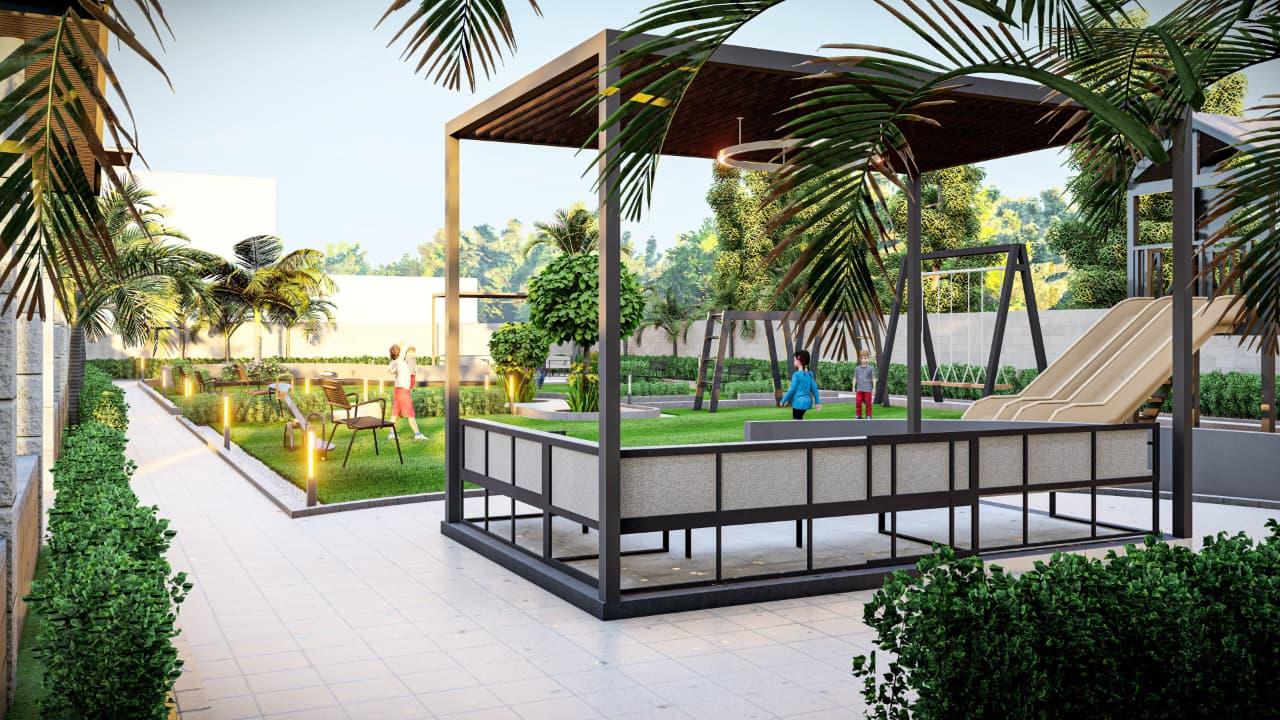 Gazebo amenity at DV Dream City